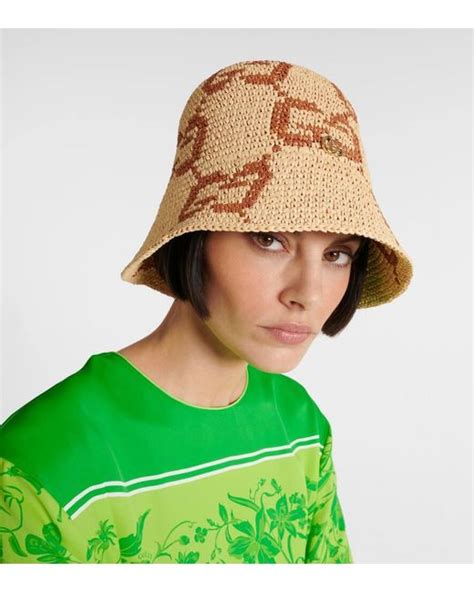 raffia effect cloche hat